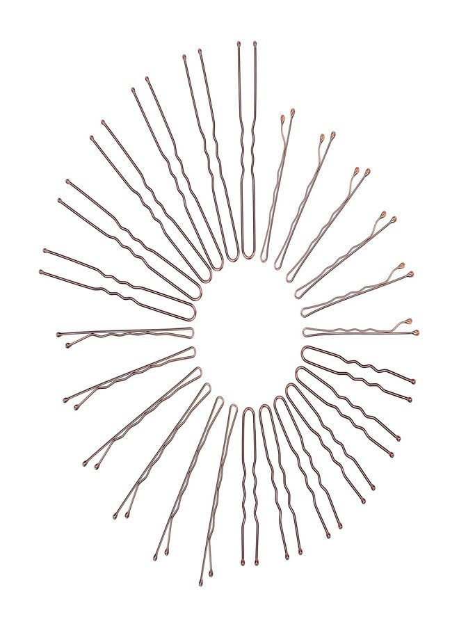 Jelara 250 Pcs Hair Pins Bobby Pins Brown Hair with Storage Box, Wavy Bobby Pins 2inch 2.4inch, U Shaped Hair Pins 2inch 2.8inch, Suitable for All Hair Types, Hair Clips Hair Pin for Women and Girls - Image 4